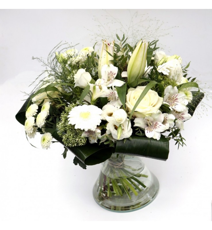 Bouquet "Priscilla" Blanc